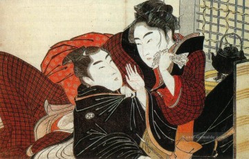  kissen - Eine Szene aus dem Gedicht des Kissen 1788 Kitagawa Utamaro Japaner